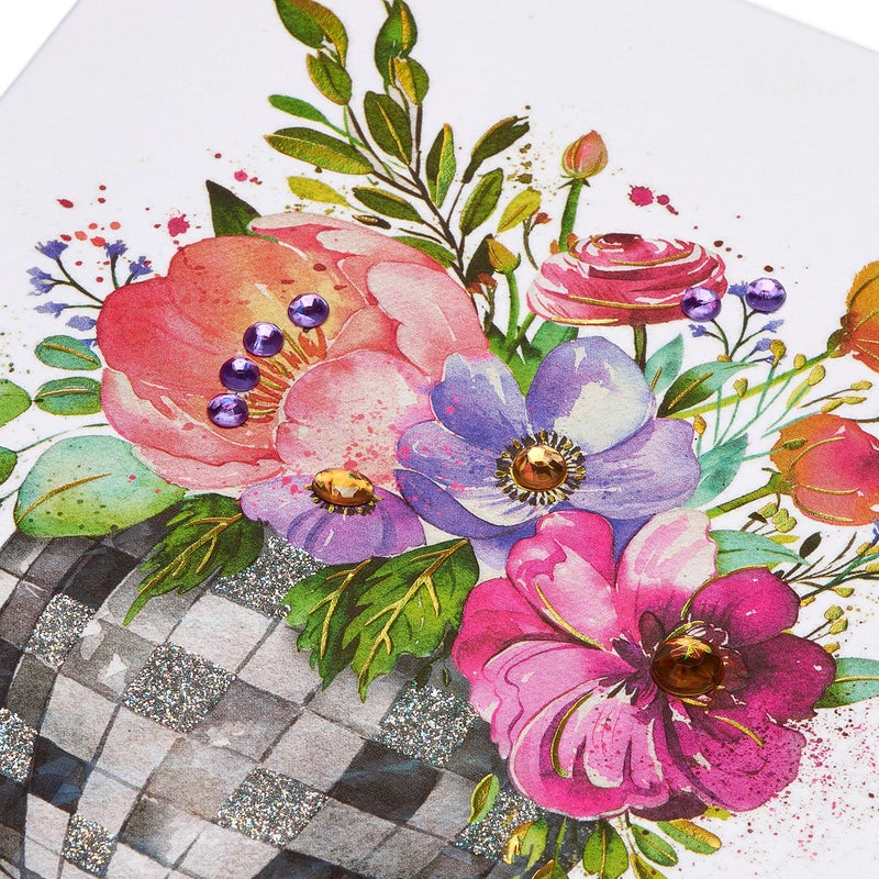 Papyrus Blank Card (Floral Disco Ball) - Image 5
